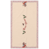 オールドクリファッションドスマスショッピング テーブルクロス (正面)