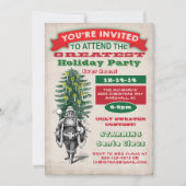 オールドクリファッションドスマスパーティの招待状 招待状 (正面)