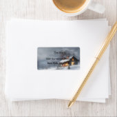 オールドクリファッションドスマス差出人住所ラベル ラベル (インサイチュ)