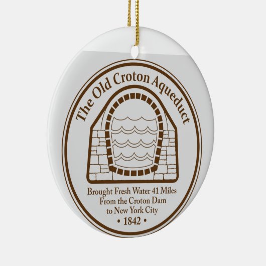 オールドクロトンアクイダクトホリデイオーナメント セラミックオーナメント (右)