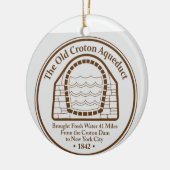 オールドクロトンアクイダクトホリデイオーナメント セラミックオーナメント (左)