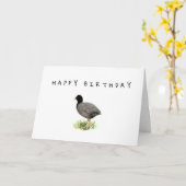 オールドクート誕生日カード カード (黄色い花)
