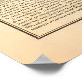 オールドグアドループ島の地図(1825年)ヴィンテージグワドループ ポスター (角)