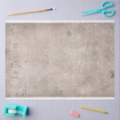 オールドグランギーヴィンテージ新聞ピンクティッシュペーパー 薄葉紙 (クラフト)