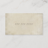 オールドグランギー紙 名刺 (裏面)