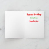 オールドグリストミルホリデーカード シーズンカード (内部)