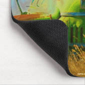 オールドグリーンファームトラックとフィールド マウスパッド (コーナー)