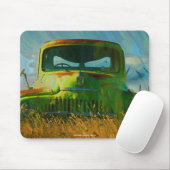 オールドグリーンファームトラックとフィールド マウスパッド (マウス)