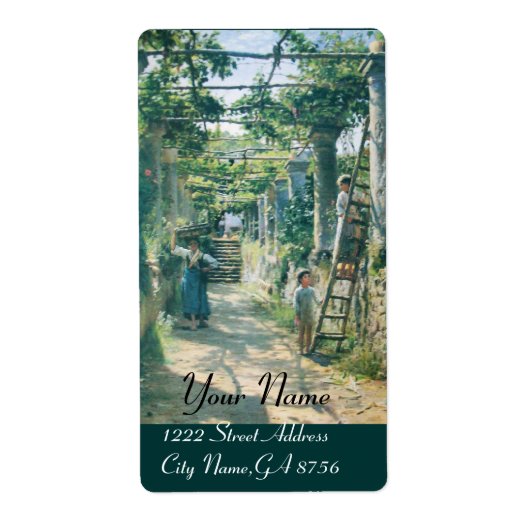 オールドグレープブドウ畑ハーベストワイン試飲パーティー ラベル (正面)