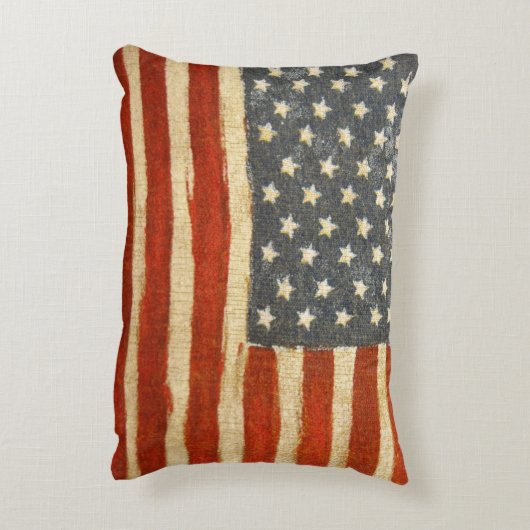 オールドグローリーアメリカ国旗 アクセントクッション (裏面(縦))