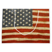 オールドグローリーアメリカ国旗 ラージペーパーバッグ (正面)