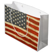 オールドグローリーアメリカ国旗 ラージペーパーバッグ (裏面アングル)