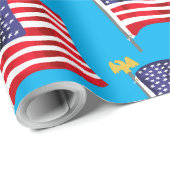 オールドグローリーラッピング紙 ラッピングペーパー (ロールコーナー)