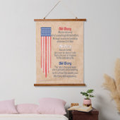 オールドグローリー24スターオンブルーフィールド赤い白ストライプ色 吊り下げ型タペストリー (寝室)