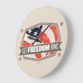 オールドグローリー ラージ壁時計 (傾斜)