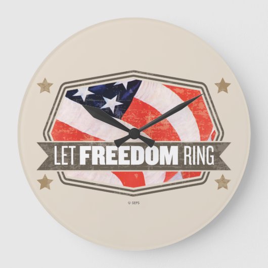 オールドグローリー ラージ壁時計 (正面)