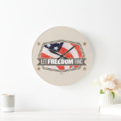 オールドグローリー ラージ壁時計 (ホーム)