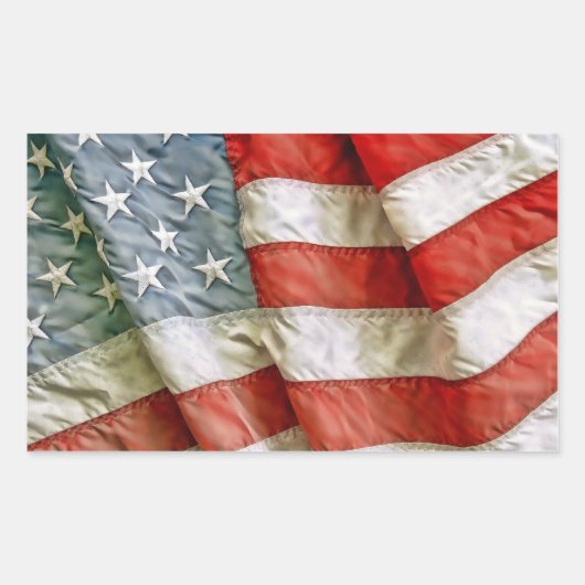 オールドグローリー 長方形シール (正面)