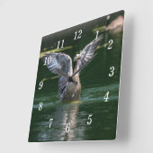 オールドグースウィングアクション壁時計 スクエア壁時計 (傾斜)