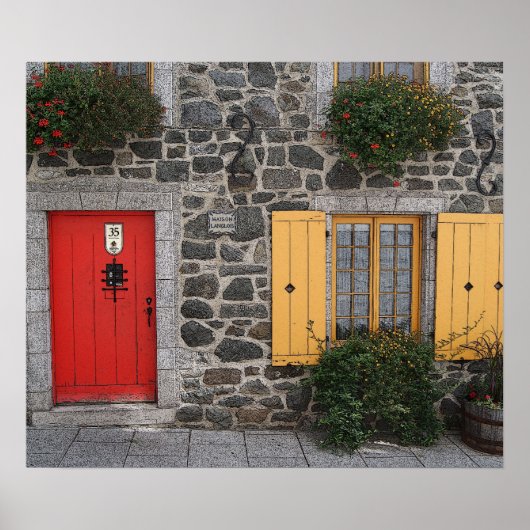 オールドケベックシティ（カナダ） ポスター (正面)