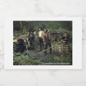 オールドケンタッキー州のムーンシャインヴィンテージ スパークリングワインラベル (シングルラベル)