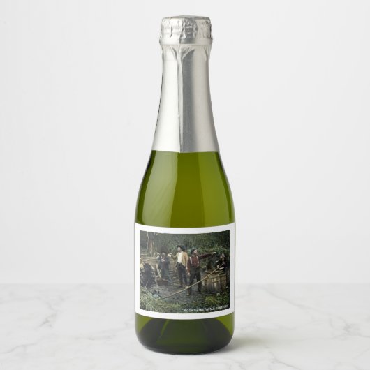 オールドケンタッキー州のムーンシャインヴィンテージ スパークリングワインラベル (正面)