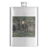 オールドケンタッキー州のムーンシャインヴィンテージ フラスク (正面)