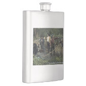 オールドケンタッキー州のムーンシャインヴィンテージ フラスク (右)