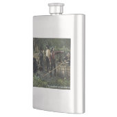 オールドケンタッキー州のムーンシャインヴィンテージ フラスク (左)