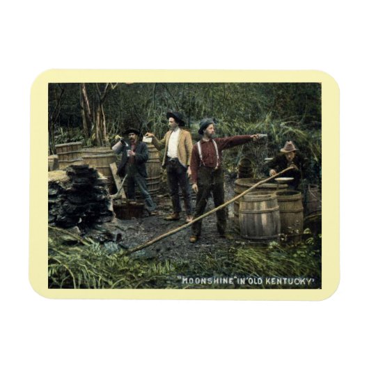 オールドケンタッキー州のムーンシャインヴィンテージ マグネット (横)