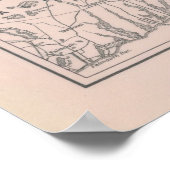 オールドケープコッドMAの地図(1891) ポスター (角)