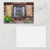 オールドコテージ窓ビジネスカード 名刺 (正面/裏面)