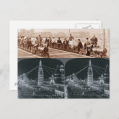 オールドコニーアイランドトレインルナパークイメージハガキ ポストカード (正面/裏面)