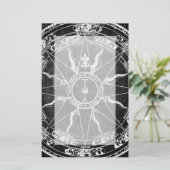 オールドコンパスバラ 便箋 (スタンド正面)