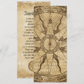 オールドコンパスバラ 招待状 (正面/裏面)