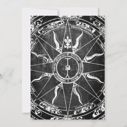 オールドコンパスバラ 招待状 (正面)