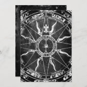 オールドコンパスバラ 招待状 (正面/裏面)