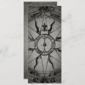 オールドコンパスバラ 招待状 (正面/裏面)