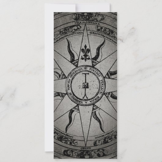 オールドコンパスバラ 招待状 (正面)