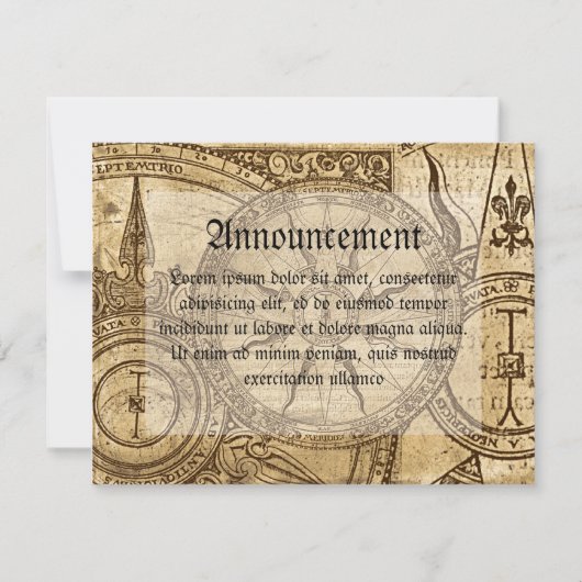 オールドコンパスバラ 案内状 (正面)