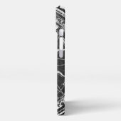 オールドコンパスバラ iPhoneケース (左側面)