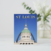 オールドコートハウスアンドゲートウェイアーチセントルイス ポストカード (スタンド正面)