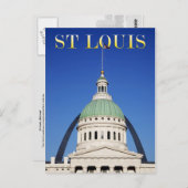 オールドコートハウスアンドゲートウェイアーチセントルイス ポストカード (正面/裏面)