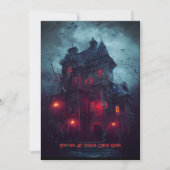 オールドゴシックマンションハローウィンパーティ招待状 招待状 (正面)