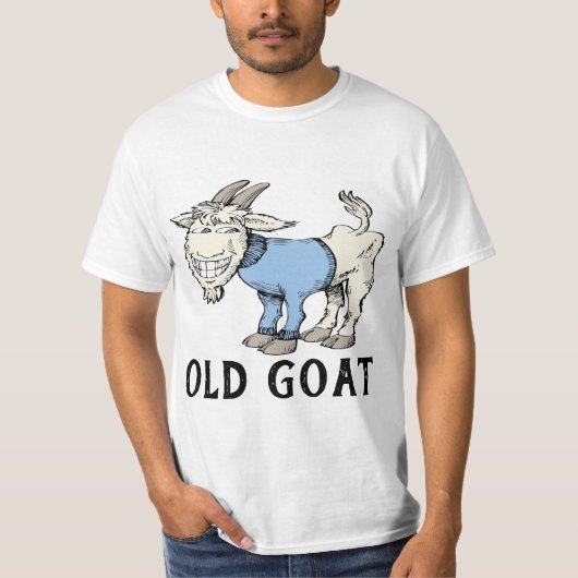 オールドゴート 誕生日 男性 おじさん Tシャツ (正面)