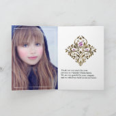 オールドゴールドエレガンス キンセアニエラ サンキューカード (内部)