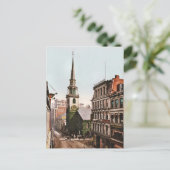 オールドサウスチャーチボストン1900ヴィンテージ ポストカード (スタンド正面)