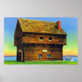 オールドサラトガバトルットブロックハウスエクステリア ポスター (正面)