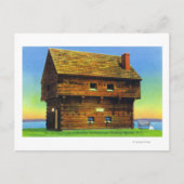 オールドサラトガバトルットブロックハウスエクステリア ポストカード (正面)