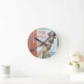 オールドサロン徴候 ラウンド壁時計 (ホーム)